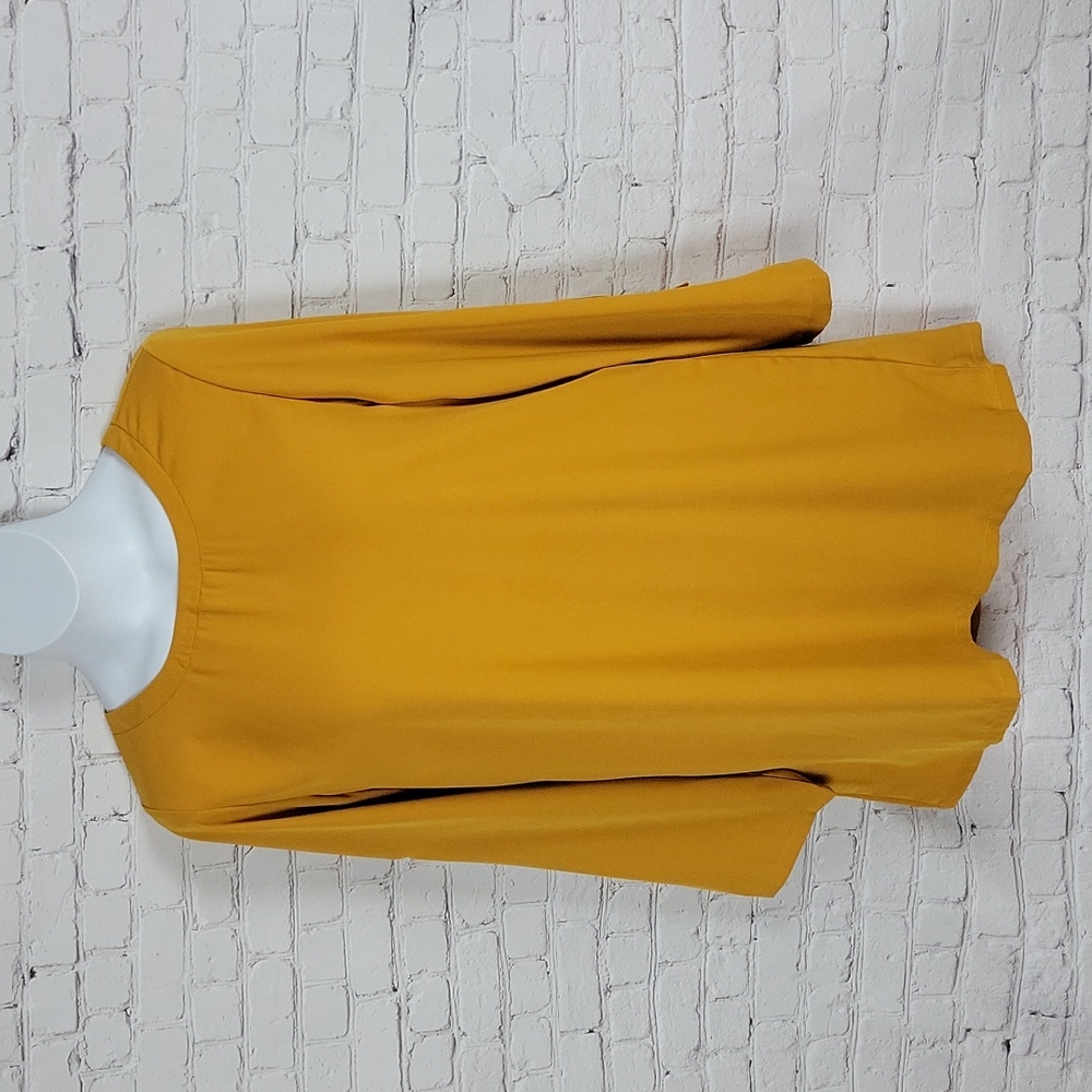 YOINS - Mustard Yellow Convertible Sleeve Tunic 💘